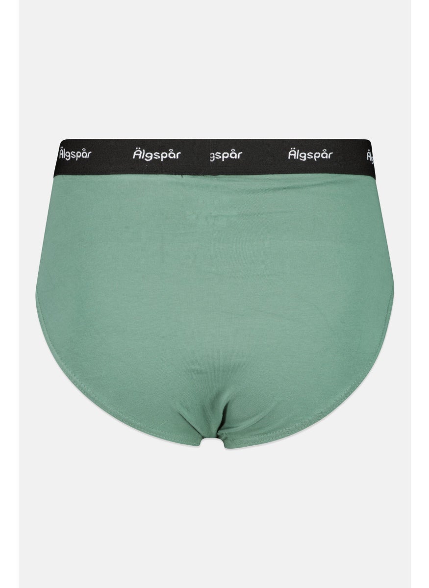 Algspar - Men 3 Pcs Brand Logo Boxer Brief Set, Multicolor - Image 1