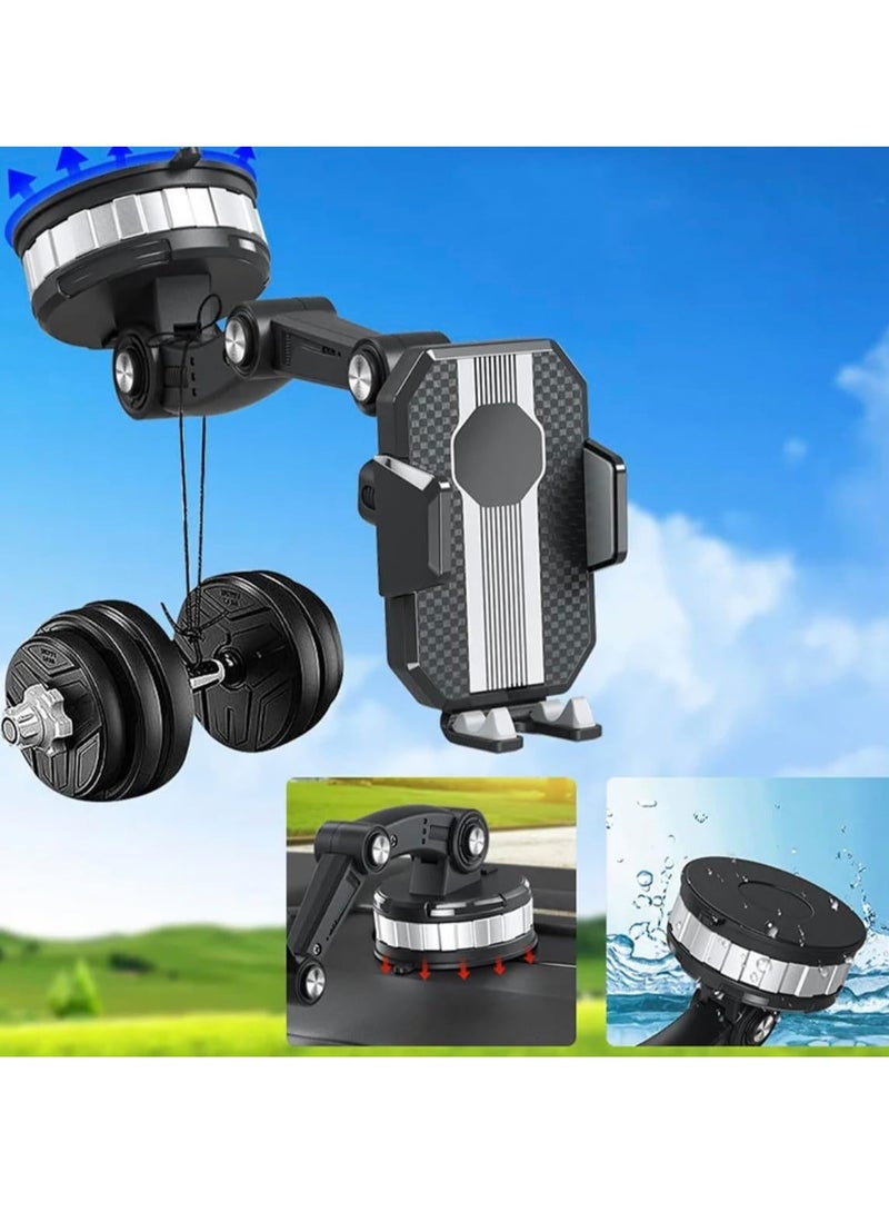 Universal Car Phone Holder for Dashboard - Suction Cup Stand for GPS Navigation & Smartphones - Image 1