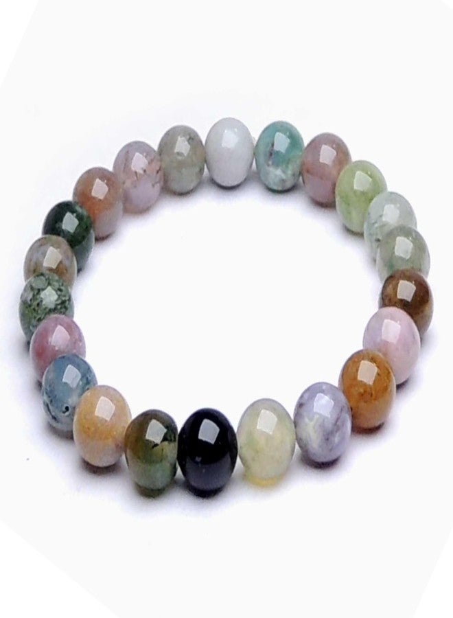 AVIKA Natural Bloodstone (Heliotrope) Beads Bracelet For Chakra Healing - Image 3