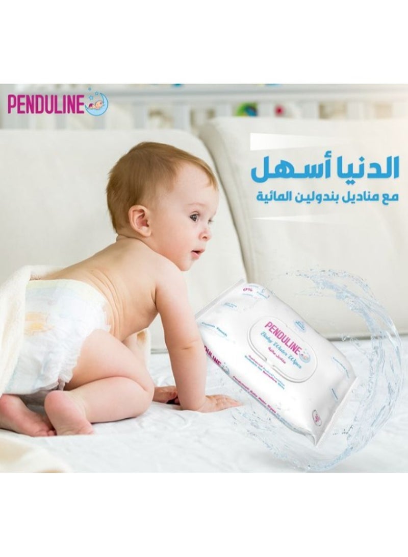 PENDULINE Baby Water Wipes - Gentle for Sensitive Skin - (30 Count) - Image 2