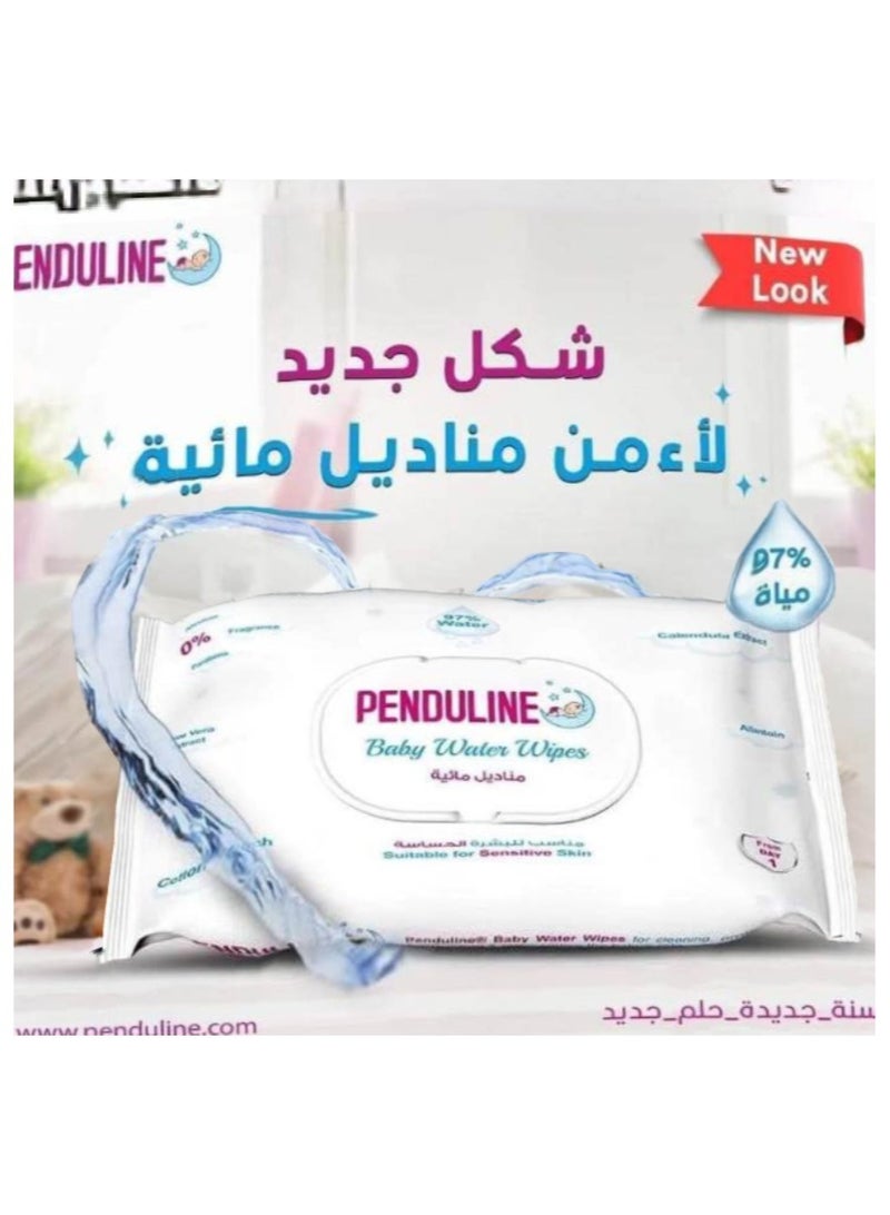 PENDULINE Baby Water Wipes - Gentle for Sensitive Skin - (30 Count) - Image 4