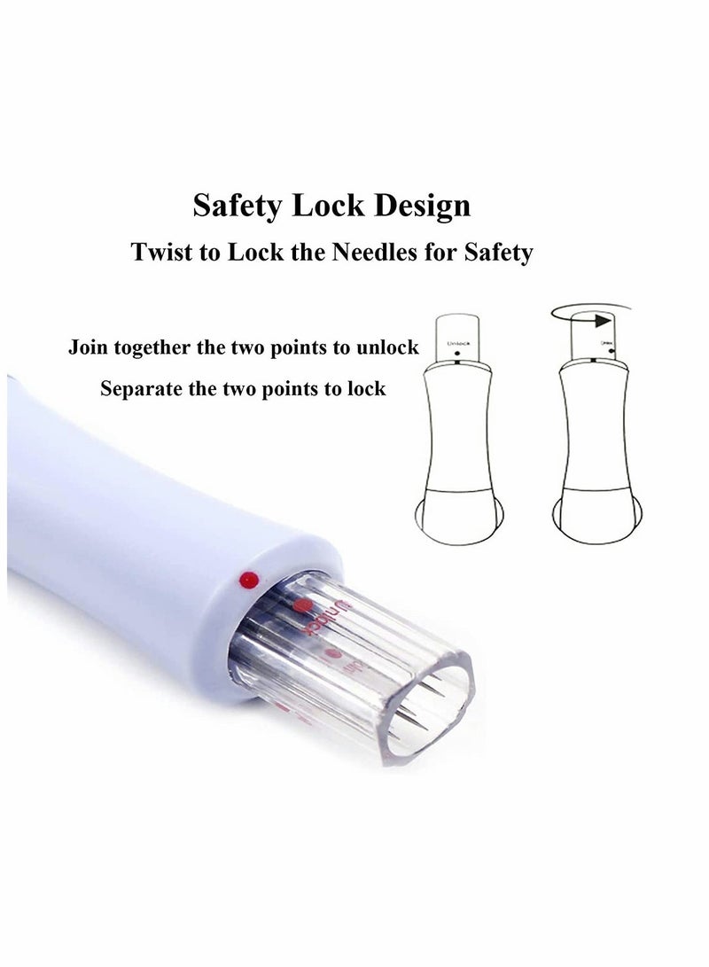 KASTWAVE Needle Felting, Felting Needle Tool with 7 Needles, Needle Felting Stitch Punch Tool, Wool Felt Needle Tools, Felting Starter Kit for DIY Patchwork and Craft, Make Beautiful Felt Animals - Image 3