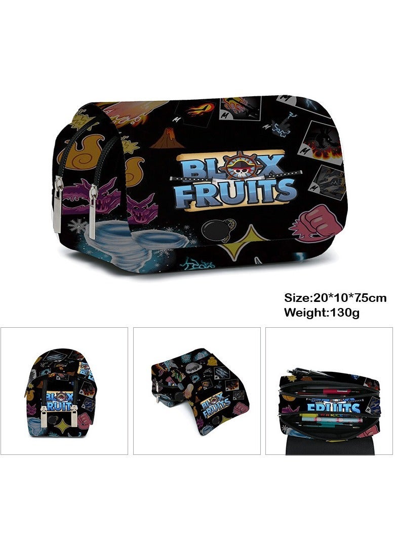 Blox Fruits Cartoon Pencil Case Pencil Box