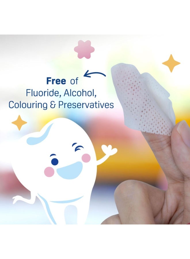 pigeon Baby Tooth & Gum Wipes Natural Flavor Colouring and Preservatives, Natural Flavor, 20 Pieces - Image 4