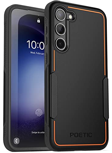 Poetic Neon Series Case Designed for Samsung Galaxy S23 Plus 5G 6.7 inch, Dual Layer Heavy Duty Tough Rugged Lightweight Slim Shockproof Protective Case 2023 New Cover for Galaxy S23+ 5G, Black - Image 1