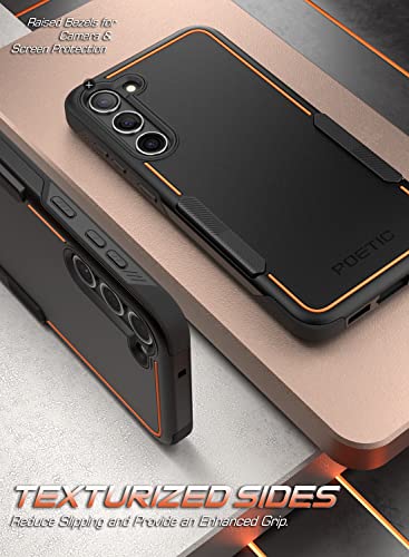 Poetic Neon Series Case Designed for Samsung Galaxy S23 Plus 5G 6.7 inch, Dual Layer Heavy Duty Tough Rugged Lightweight Slim Shockproof Protective Case 2023 New Cover for Galaxy S23+ 5G, Black - Image 4