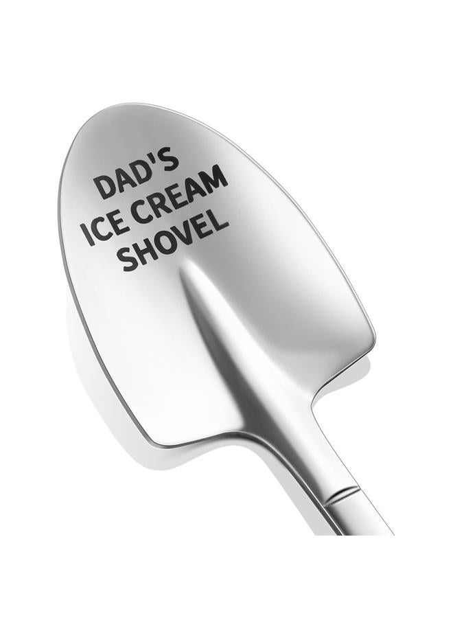 HUINF Father's Day Gifts,Gifts for Dad from Daughter Son,Stainless Steel Ice Cream Shovel for Dad Birthday Christmas Fathers Dad day Gifts - Image 1