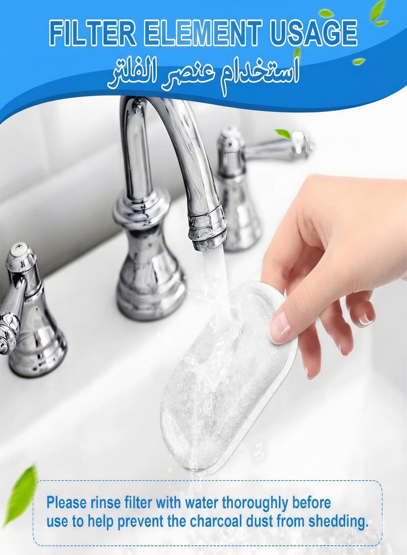 NoorTech 8 pack 3.2L Pet Water Fountain Filters Suitable for Corded Cat Water Fountains Activated Carbon Replacement Filters with Sponge Pre-Filter - Image 5