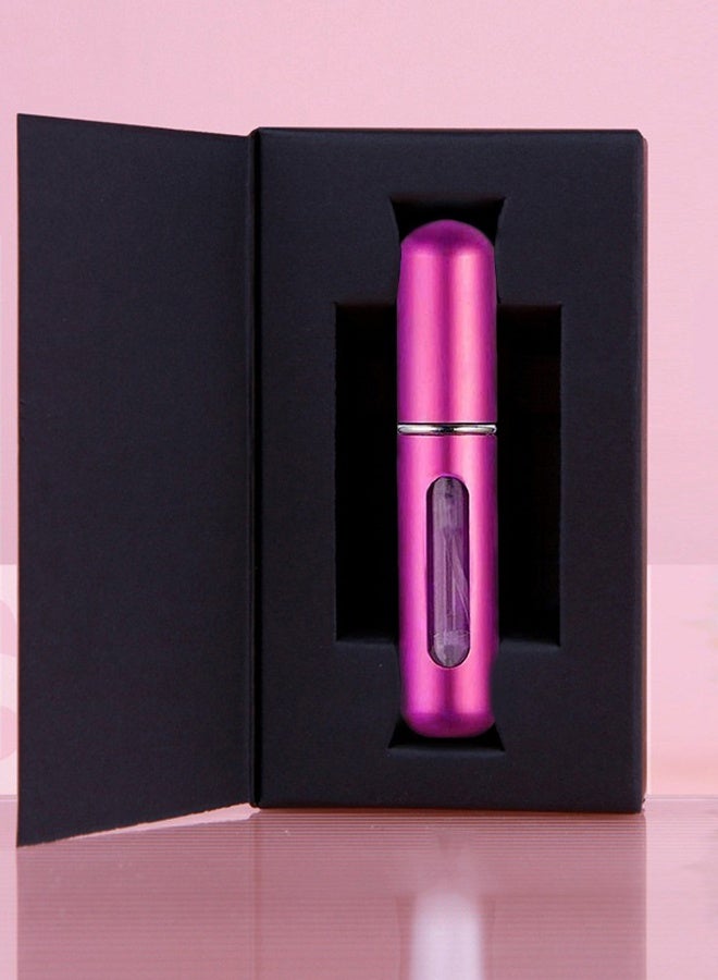 Gloryful Perfume Spray Bottles Refillable with Box 1 Piece (Fuchsia ), Portable Empty Small Perfume Atomizer Spray Bottle, Scent Container for Night Out and Daily Use - Image 1