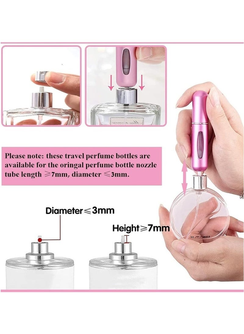 Gloryful Perfume Spray Bottles Refillable with Box 1 Piece (Fuchsia ), Portable Empty Small Perfume Atomizer Spray Bottle, Scent Container for Night Out and Daily Use - Image 4