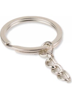 Chain Keychain Ring 2.5 cm 50 Pieces Silver - pzsku/Z4432831F5ECC315B6433Z/45/_/1730571748/37f05d34-3e70-4c5c-a114-09880b34ce45