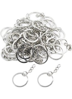 Chain Keychain Ring 2.5 cm 50 Pieces Silver - pzsku/Z4432831F5ECC315B6433Z/45/_/1730571749/3d84a84c-776d-4af3-a607-5a83211585d2