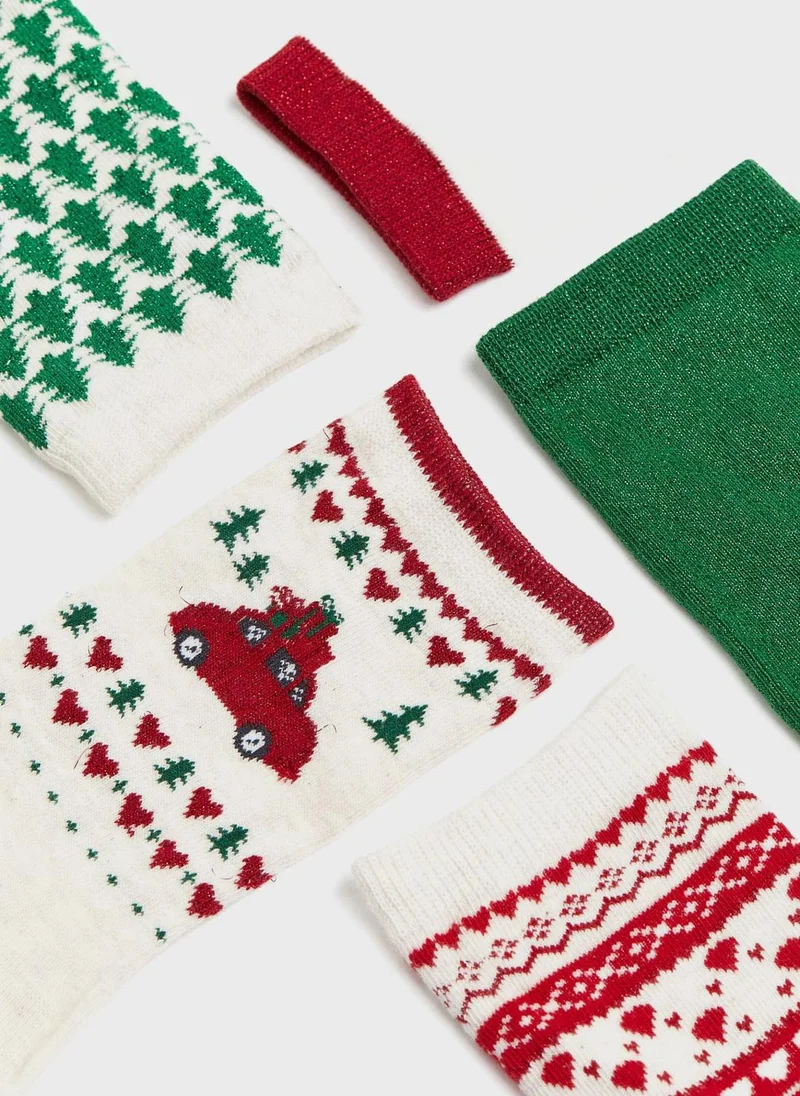 اتش اند ام 5-Pack Socks