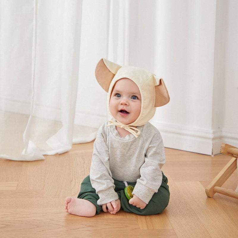 allshope Toddler Baby Boy Fall Outfit Crewneck Long Sleeve Sweatshirt Tops Elastic Pants Jogger Cute Newborn Winter Clolthes Set (Solid Color Gray, 18-24 Months) - Image 2