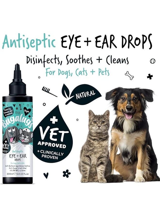 Bugalugs Antiseptic Ear & Eye Drops for Pets - 200ML - Image 5