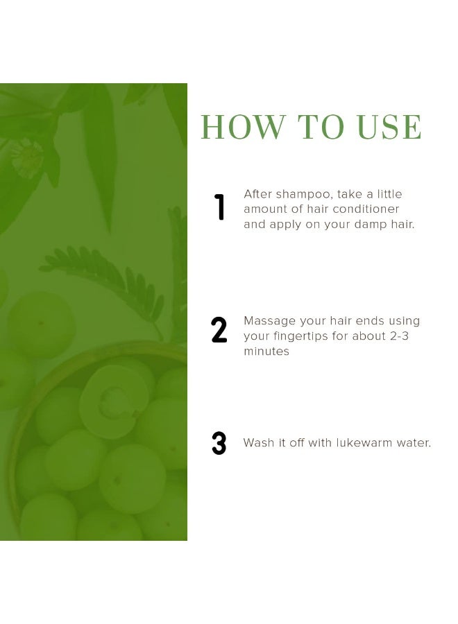 كادي نيتشورال بلسم الشعر خادي الطبيعي بالأملا والبرينجراج 210 مل، مضاد لتساقط الشعر، مغذي لشعر صحي، خالٍ من البارابين والسيليكون، مناسب لجميع أنواع الشعر - Image 3