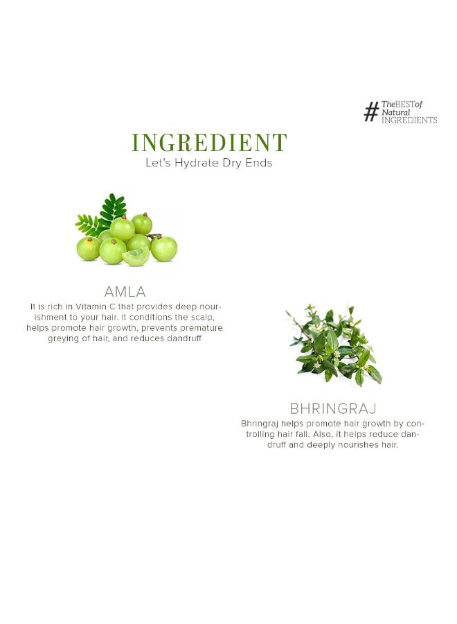 كادي نيتشورال بلسم الشعر خادي الطبيعي بالأملا والبرينجراج 210 مل، مضاد لتساقط الشعر، مغذي لشعر صحي، خالٍ من البارابين والسيليكون، مناسب لجميع أنواع الشعر - Image 4