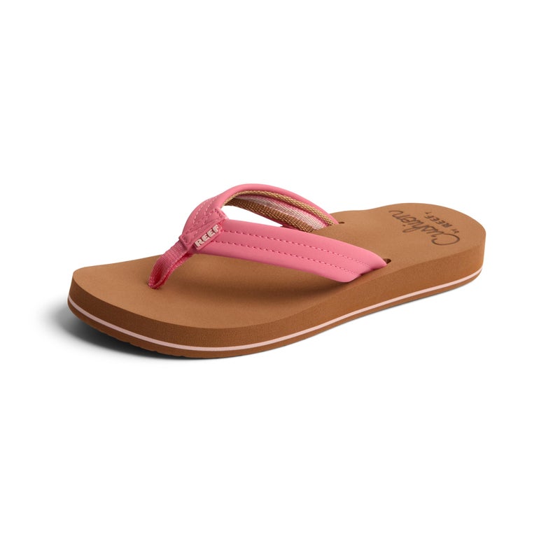 Reef Cushion Breeze Womens Flip Flop, Ultra Soft Cushion Footbed, Arch Support, Strawberry Pink, 9 - Image 1
