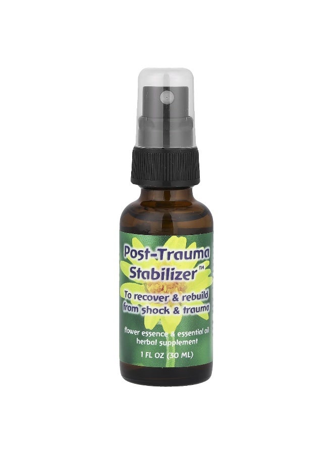 Flower Essence Services Flower Essence Services, Post-Trauma Stabilizer™, Flower Essence & Essential Oil, 1 fl oz (30 ml) - Image 1