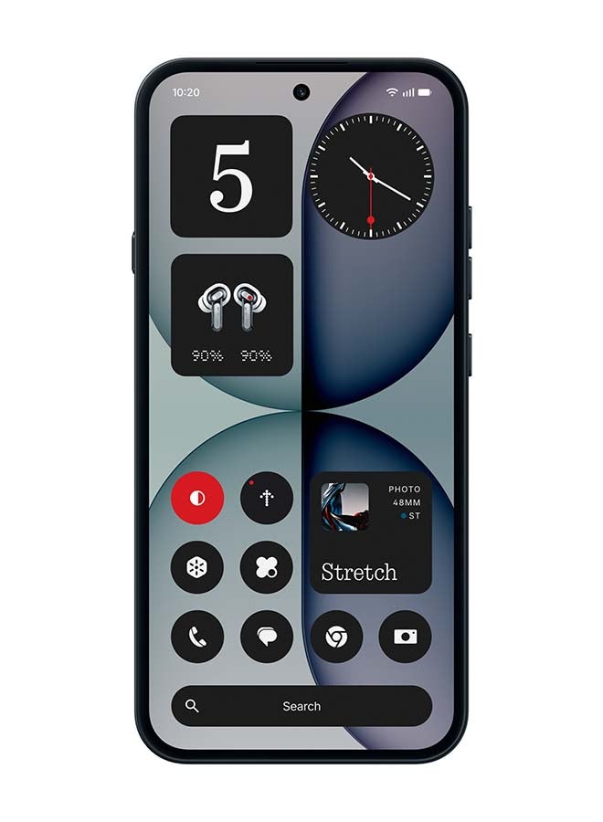 نوثينج هاتف (4a) ثنائي الشريحة 5G أسود 8GB RAM 128GB - نسخة الشرق الأوسط - Image 1