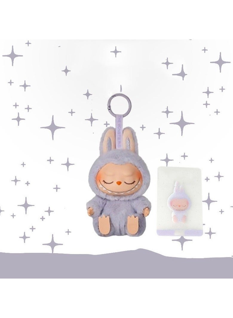 Cute Bubble Labubu Plush Toy Trendy Blind Box, Vinyl Face Macaron Doll Pendant  - Image 1
