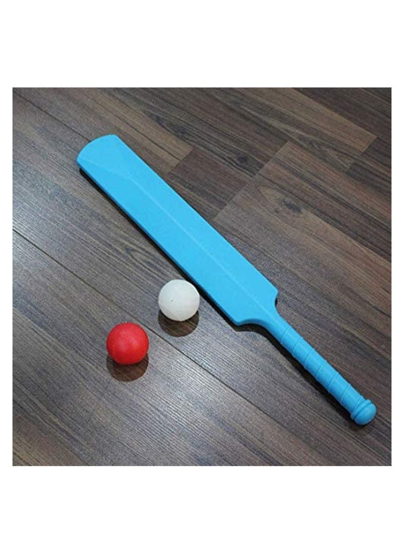 Generic - KIDS MINI PLASTIC BAT, Cricket Bat and Ball Set for Kids (Blue) - Image 1