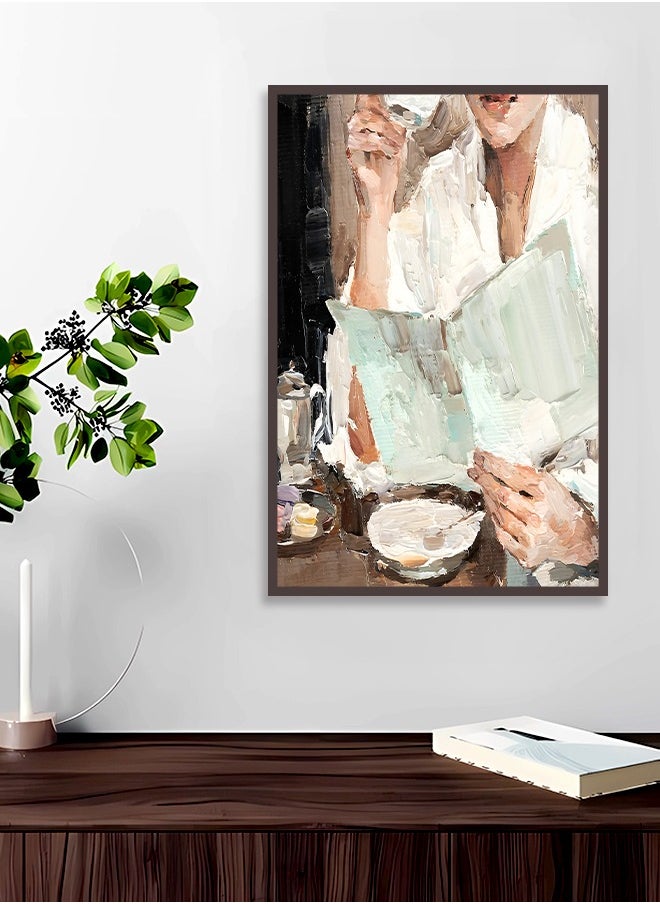 Canvas Wall Art For Wall Decoration Abstract Design With A Hollow Frame Size 120x80cm One Piece