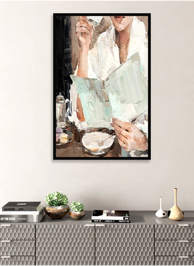 Canvas Wall Art For Wall Decoration Abstract Design With A Hollow Frame Size 120x80cm One Piece