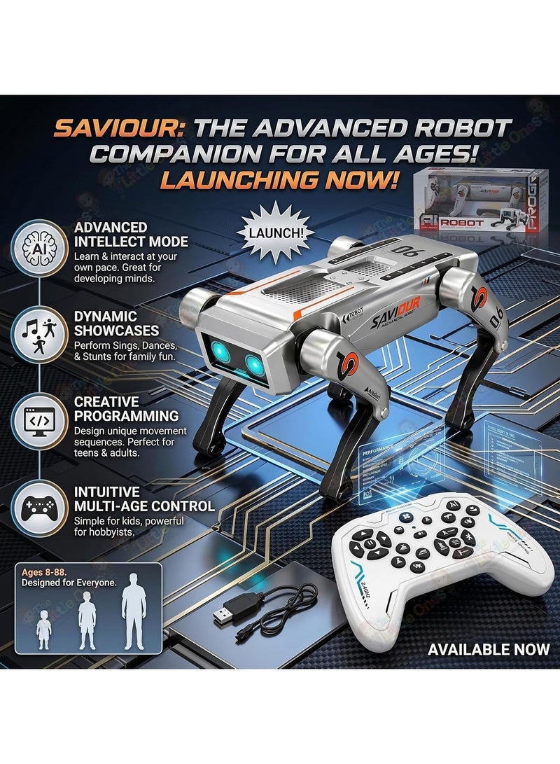 Smart robot dog with voice commands: programmable via app, dance, walk, and interactive modes for children - Image 3