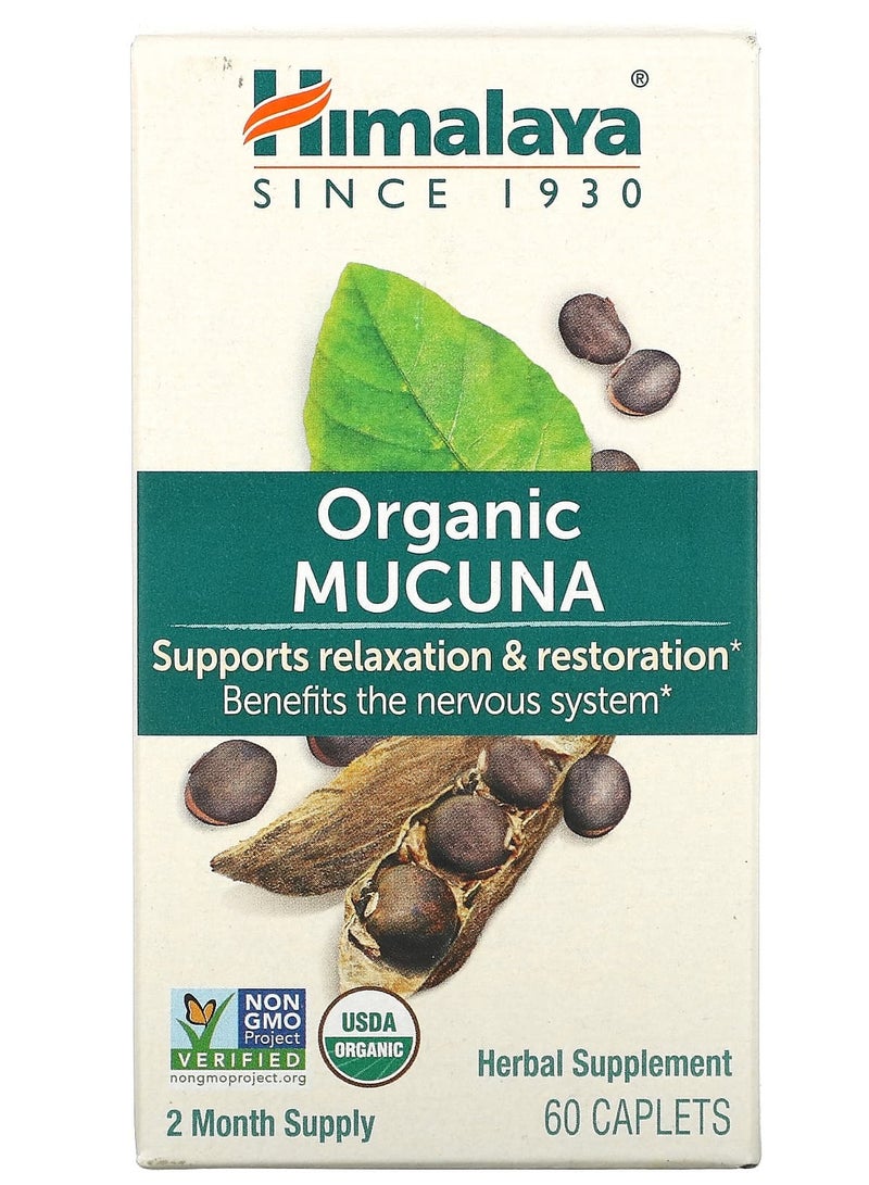 Himalaya Organic Mucuna, 60 Caplets