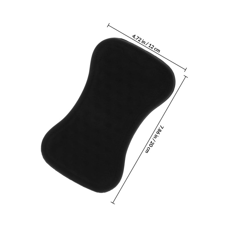 Memory Foam Ergonomic Wrist Rest Pad for Mouse Keyboard Office Home Use Black - Image 3