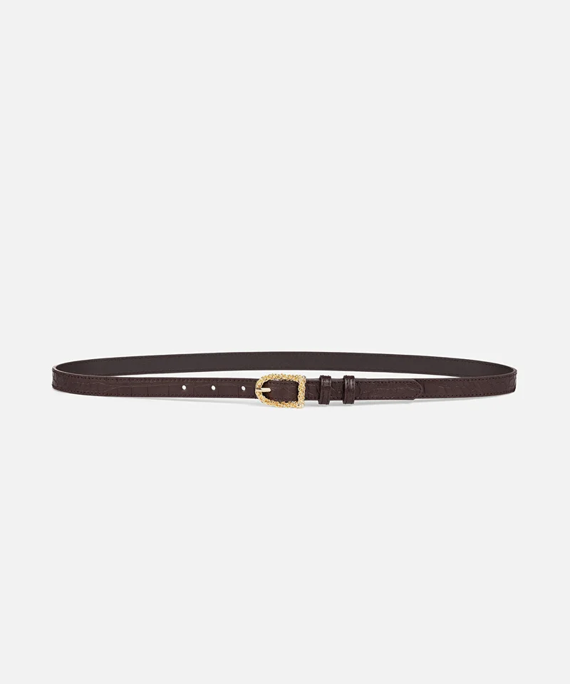 ابيكول Textured Metal Buckle Belt