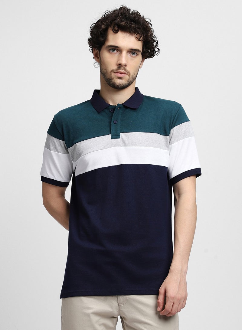 Dennis Lingo Navy T-Shirt for Men, Classic Fit  - Image 2