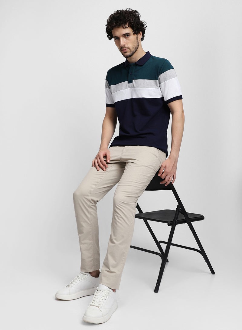 Dennis Lingo Navy T-Shirt for Men, Classic Fit  - Image 1