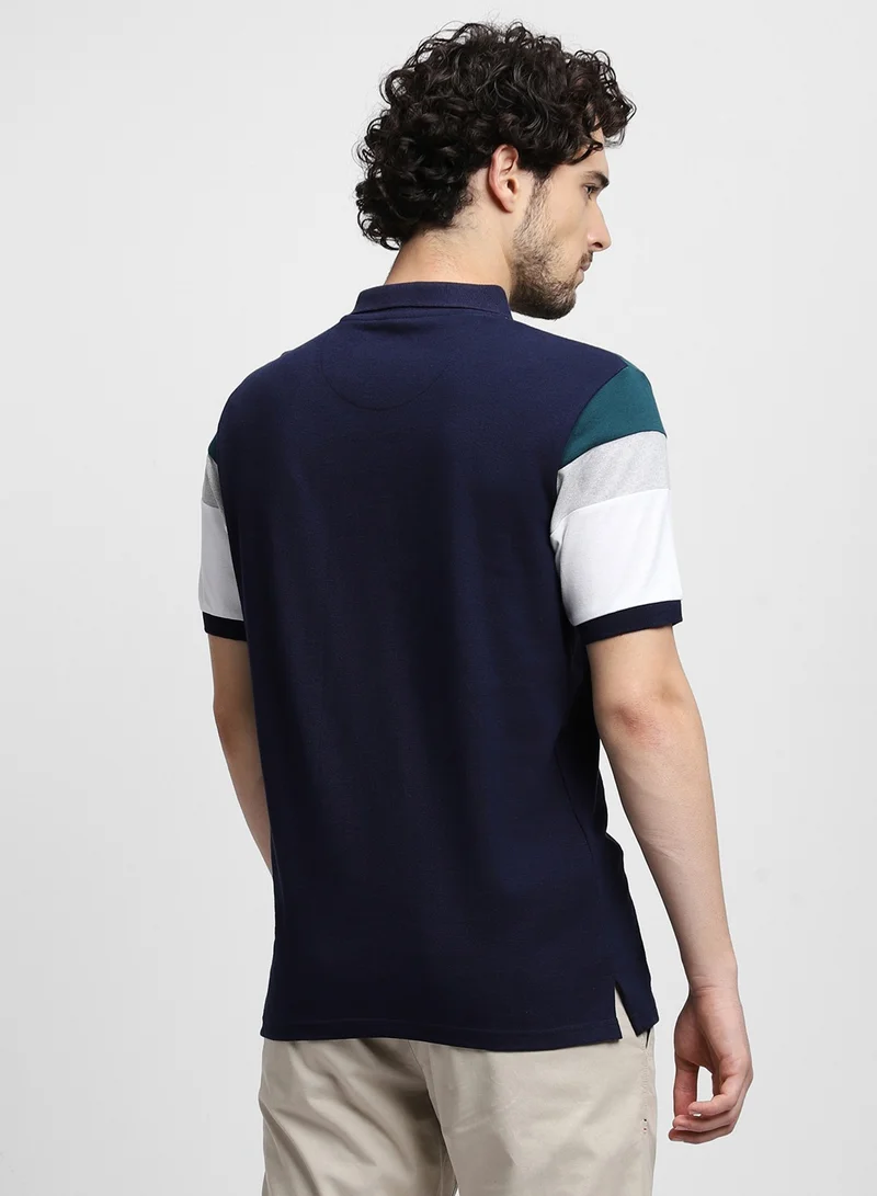 Dennis Lingo Navy T-Shirt for Men, Classic Fit