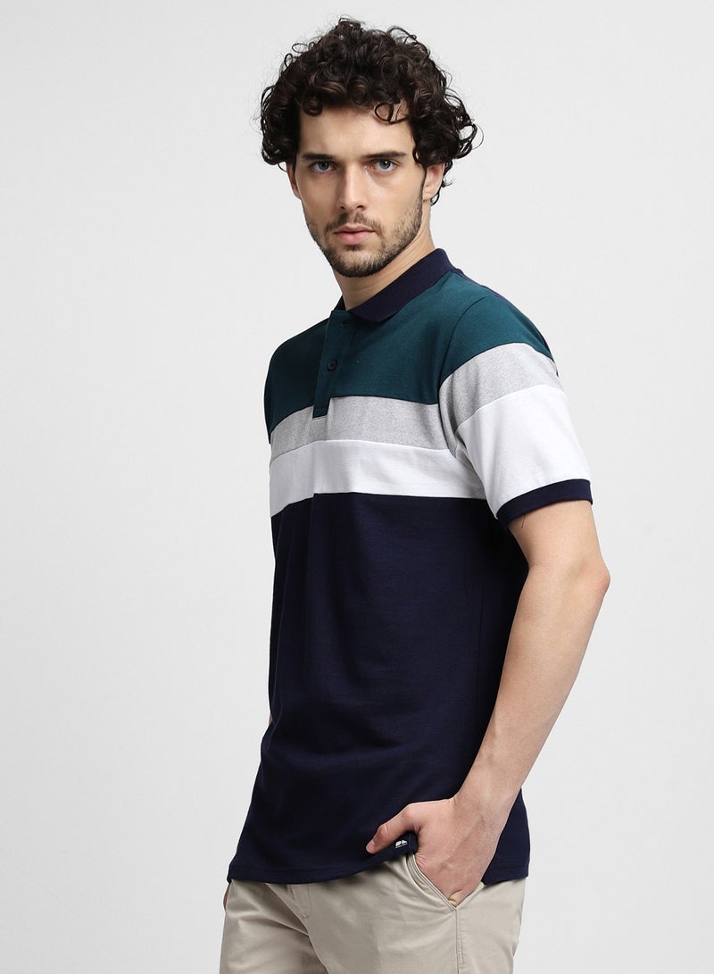 Dennis Lingo Navy T-Shirt for Men, Classic Fit  - Image 5