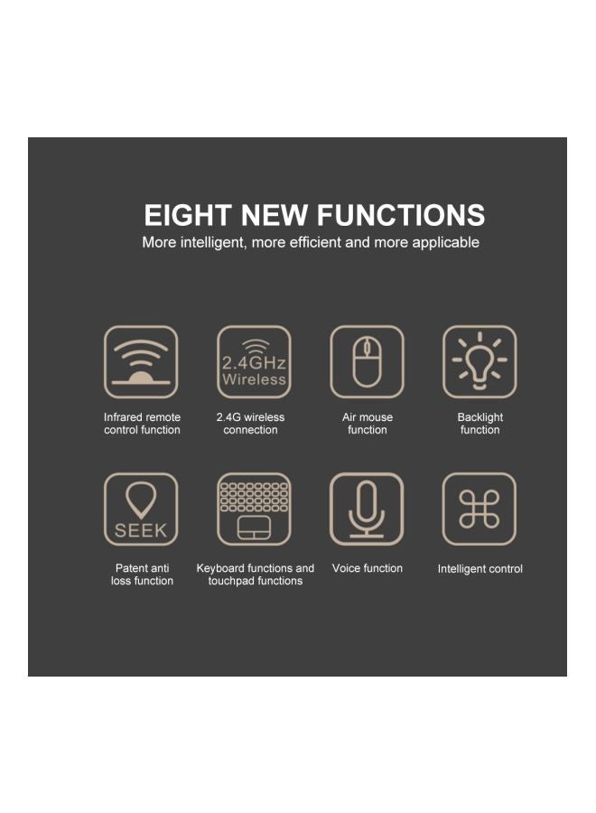 اليشمك ماوس هوائي Q40 بتحكم صوتي عن بعد أبيض - Image 5