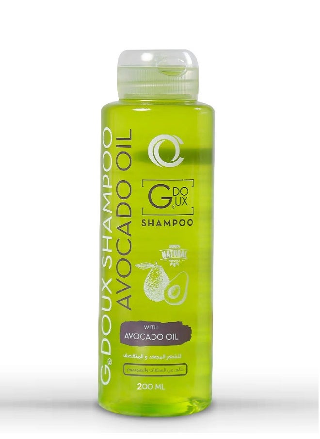 G.DOUX Shampoo Avocado Oil & Hydrolyzed Keratin Clean Hair And Sclap Sulphate Free 200ml 