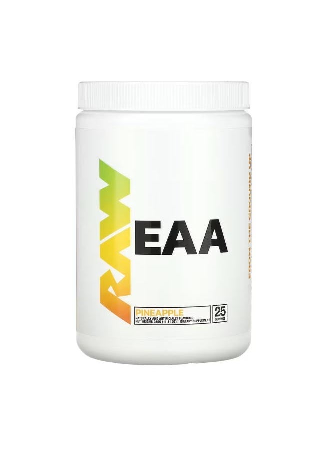 Raw Nutrition EAA Pineapple  11.11 oz 315 g  - Image 1