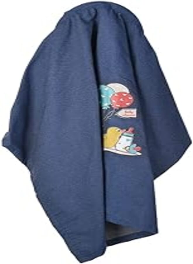 Mix and Max Mix&Max Jeans Nursing Cover Printed Bear For Unisex-Blue