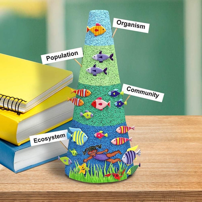 FloraCraft كون فوم ستيروفوم FloraCraft C94WS/24 - 3.7 × 8.9 بوصة قابل لإعادة التدوير - Image 4