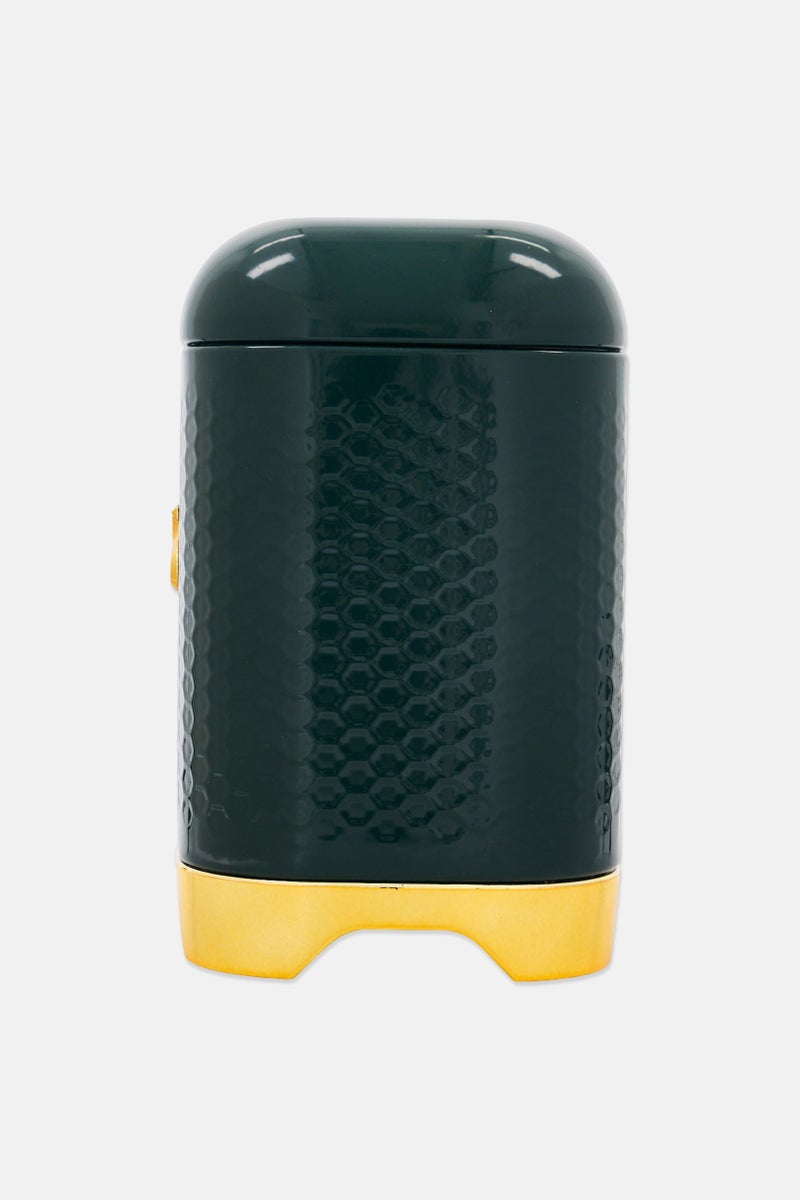 KitchenCraft Lovello Textured Sugar Canister Hunter, Green - Image 2