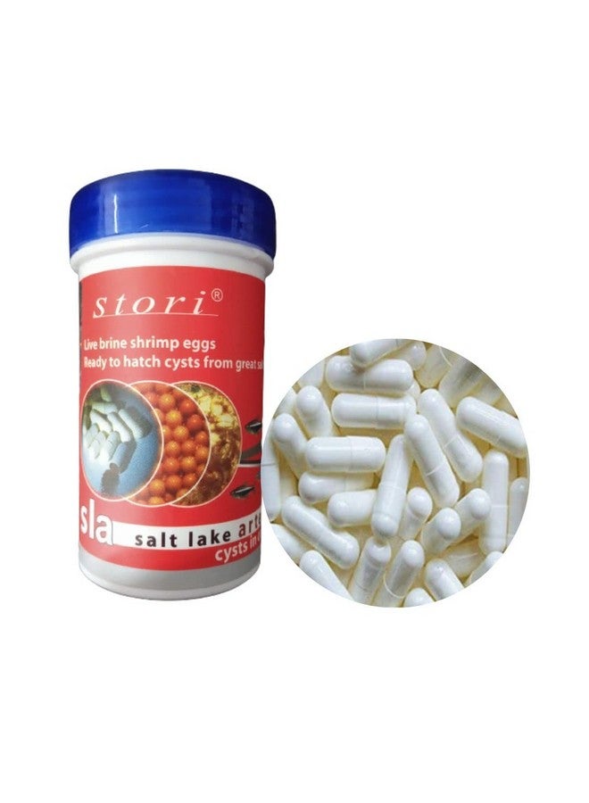 علاجات مائية Stori Salt Lake Artemia Cysts في كبسولات | بيض الروبيان الملحي الحي | أكياس جاهزة للفقس من Great Salt Lake (20 كبسولة) - Image 3