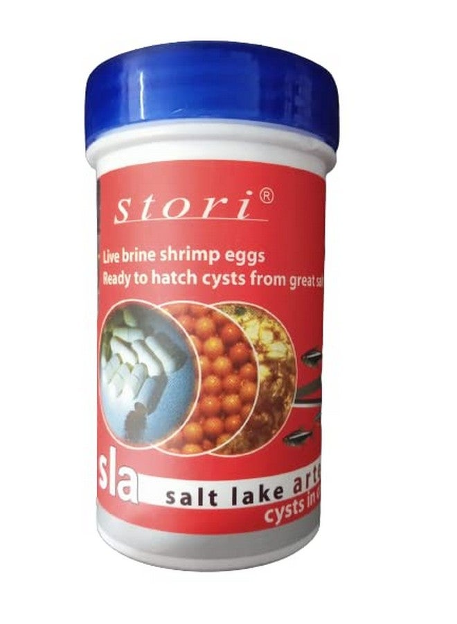 علاجات مائية Stori Salt Lake Artemia Cysts في كبسولات | بيض الروبيان الملحي الحي | أكياس جاهزة للفقس من Great Salt Lake (20 كبسولة) - Image 1