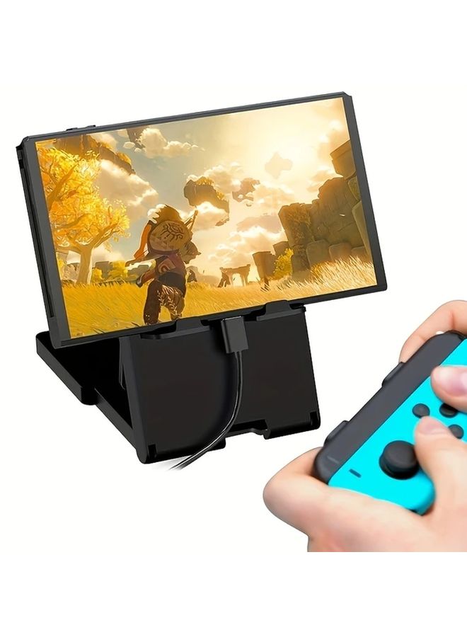 حامل عرض قابل للتعديل محمول قابل للطي باللون الأزرق لجهاز Nintendo Switch Lite و Switch OLED - Image 5