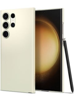 Spigen غطاء حماية Air Skin لهاتف Samsung Galaxy S23 Ultra - كريمي لامع 