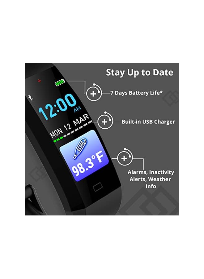 GOQii Vital 3.0 body temperature tracker with 3 months personal Coaching (Designed in California) - Image 3