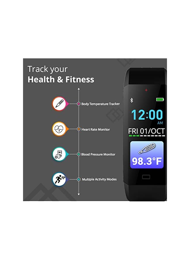 GOQii Vital 3.0 body temperature tracker with 3 months personal Coaching (Designed in California) - Image 2