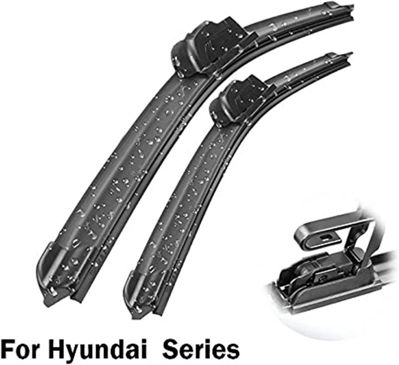 DEMULAX Front Wiper Blades for Hyundai (BLACK 24+16) - Image 2