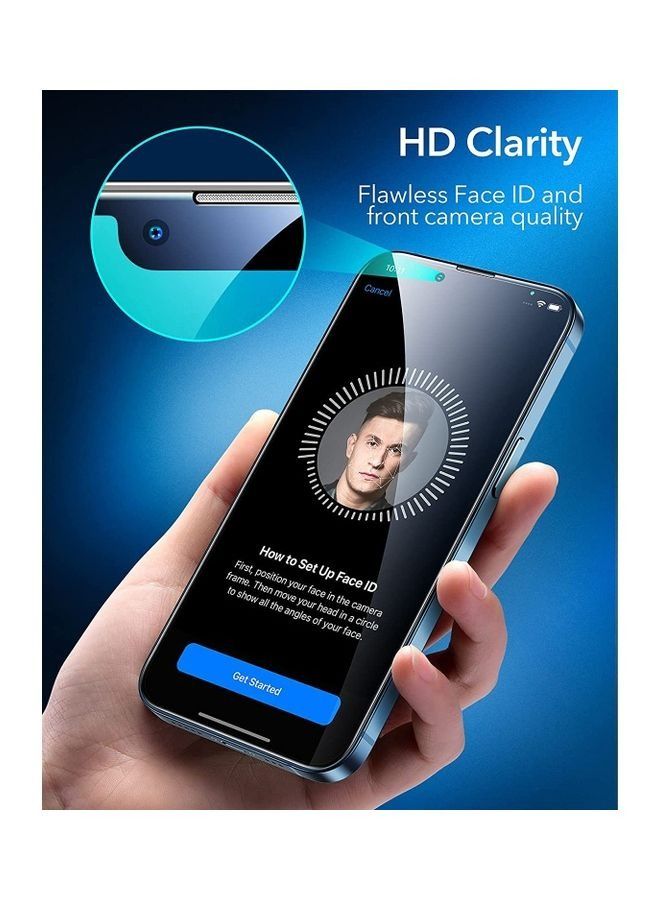 shAyzee Tempered Glass Screen Protector For iPhone 13 Mini Clear - Image 3